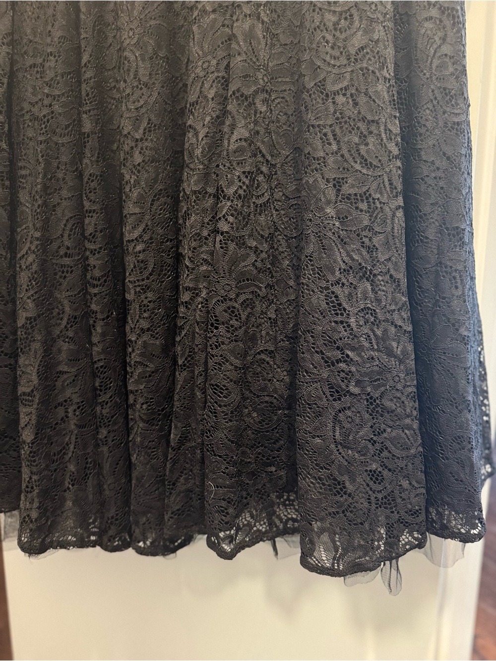NWT Torrid Black Lace Skater Dress 3/4 Sleeve Size 18 - Picture 10 of 12